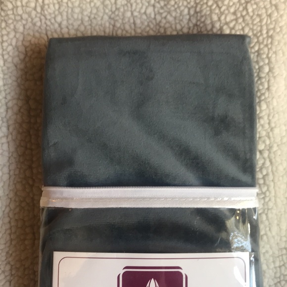 Velvet Microfiber Lumbar Cushion Zipper Covers - Picture 3 of 6